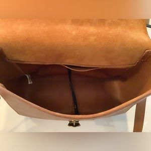 Brown leather purse